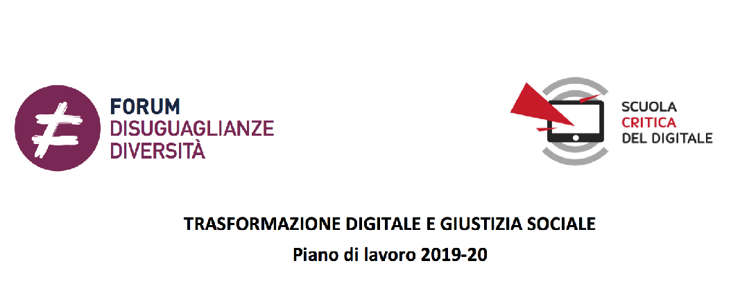 Un piano di azione in quattro mosse per indirizzare la trasformazione digitale alla giustizia sociale. Una collaborazione fra CRS e ForumDD